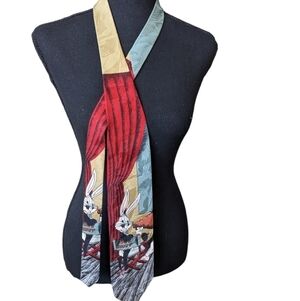 Vintage Warner Brothers Looney Tunes Bugs Bunny Director chair 100% silk